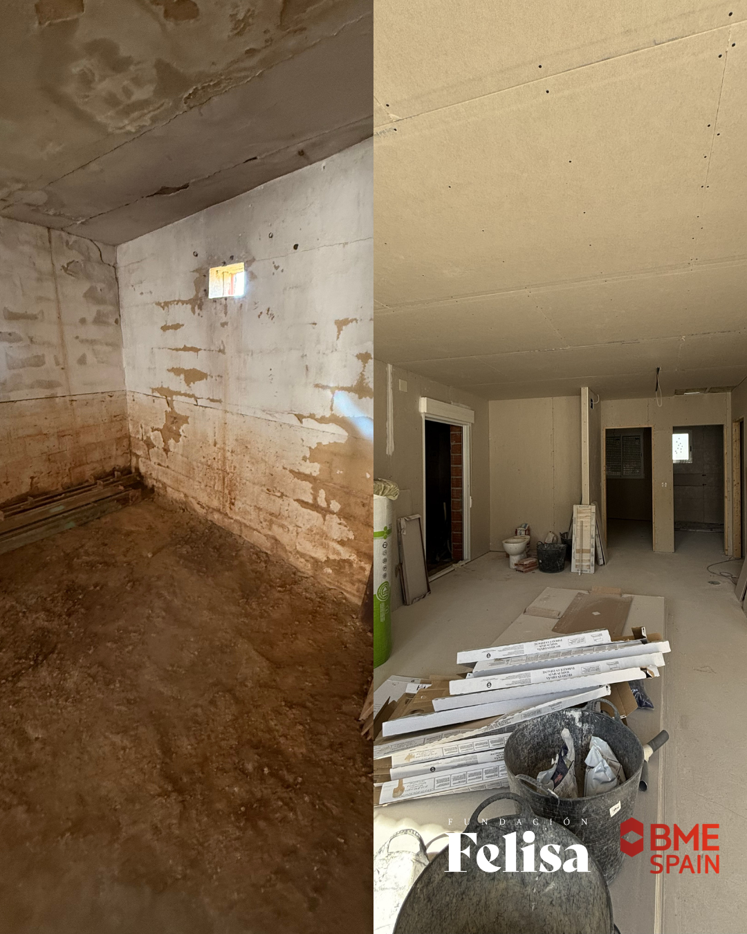 Rehabilitación de hogar en Paiporta tras inundación