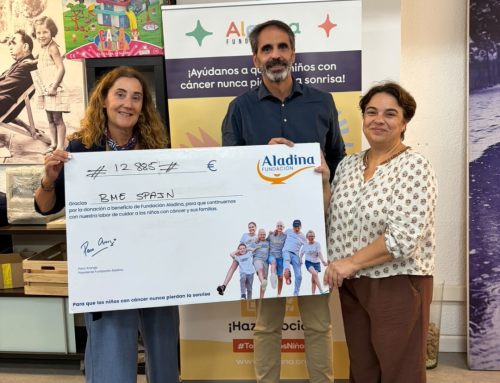 BME Spain entrega 12.885 € a la Fundación Aladina tras superar el reto de los 10.000 km
